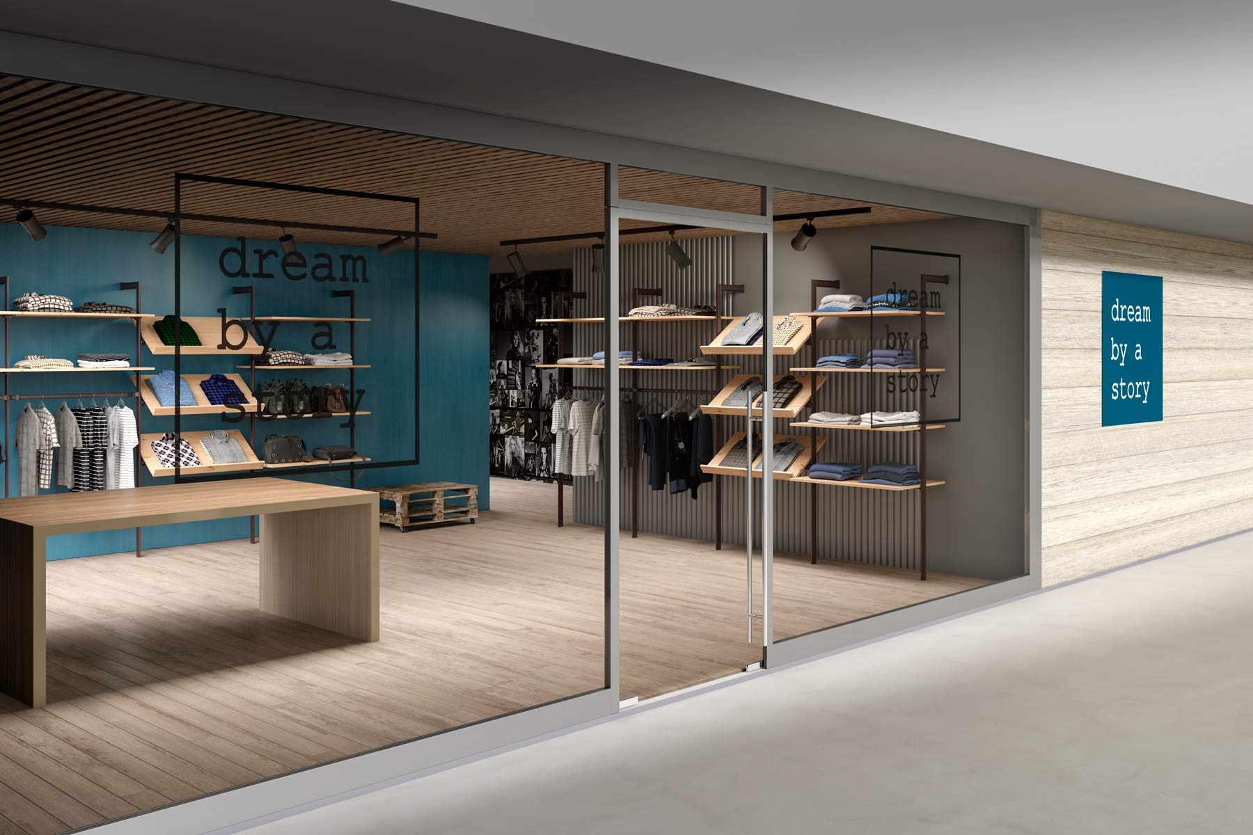 Pr&eacute;sentoirs personnalisables murales Slim